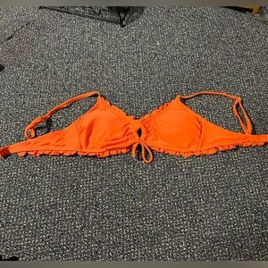 Orange bikini top
